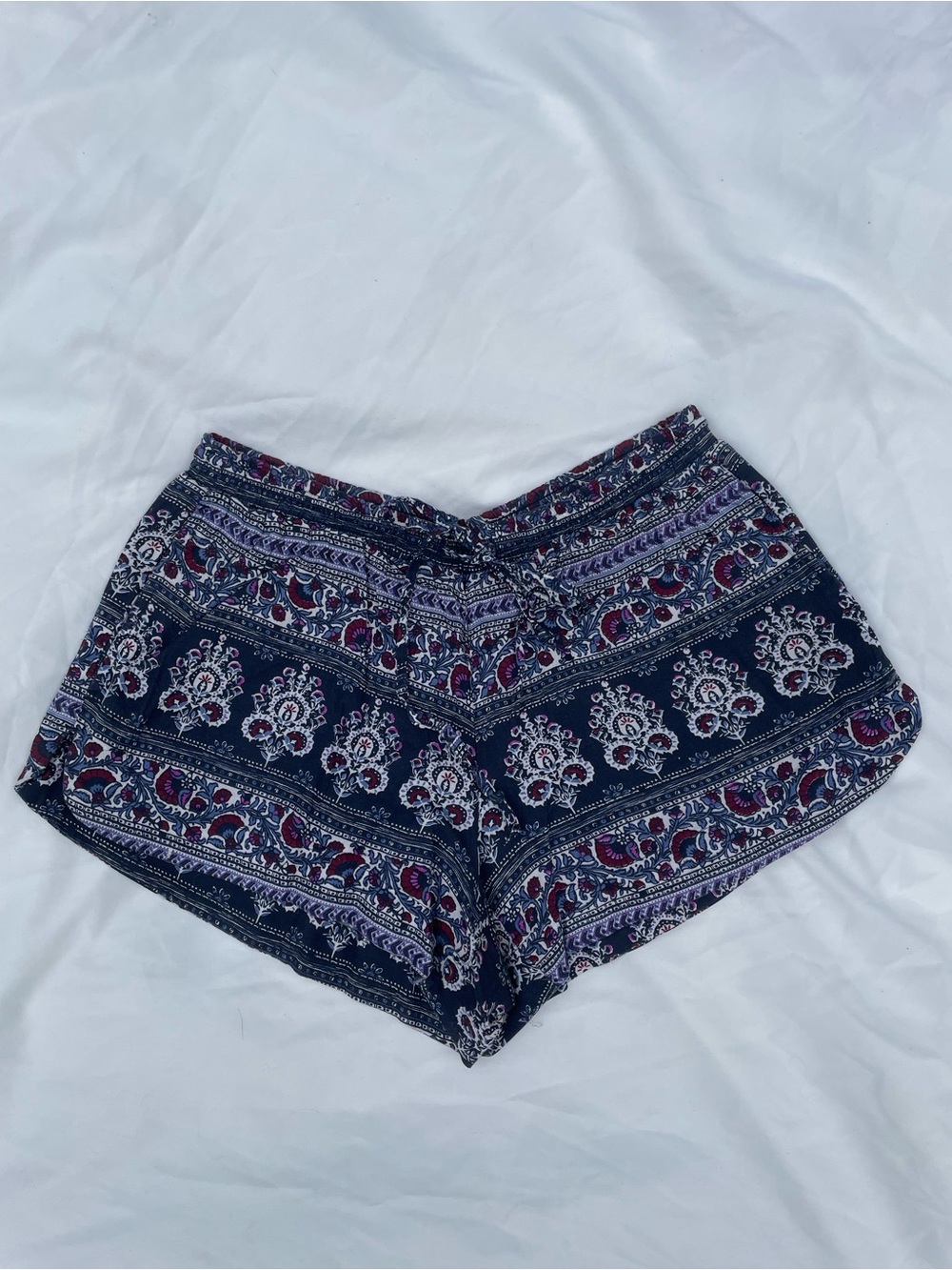 American Eagle Outfitters Navy With Design Print Shorts